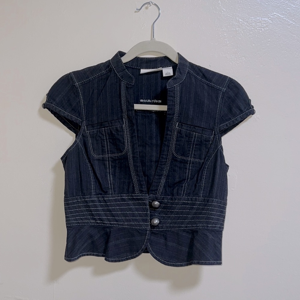 DKNY Jean crop blazer